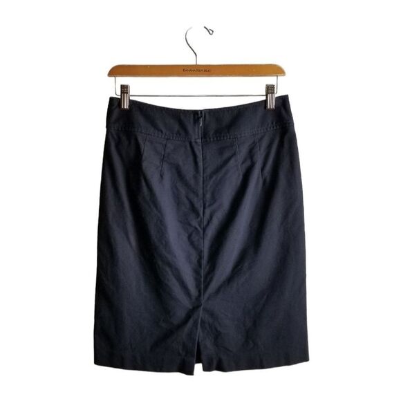 Banana Republic Navy Blue Pencil Skinny Skirt Size 4  7 0266 - Picture 7 of 8
